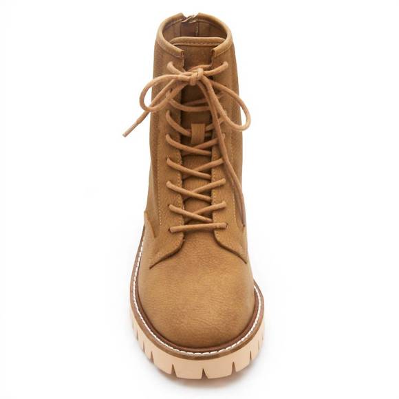 NEW MATISSE coconuts miss me combat boots in tan - Picture 2 of 5